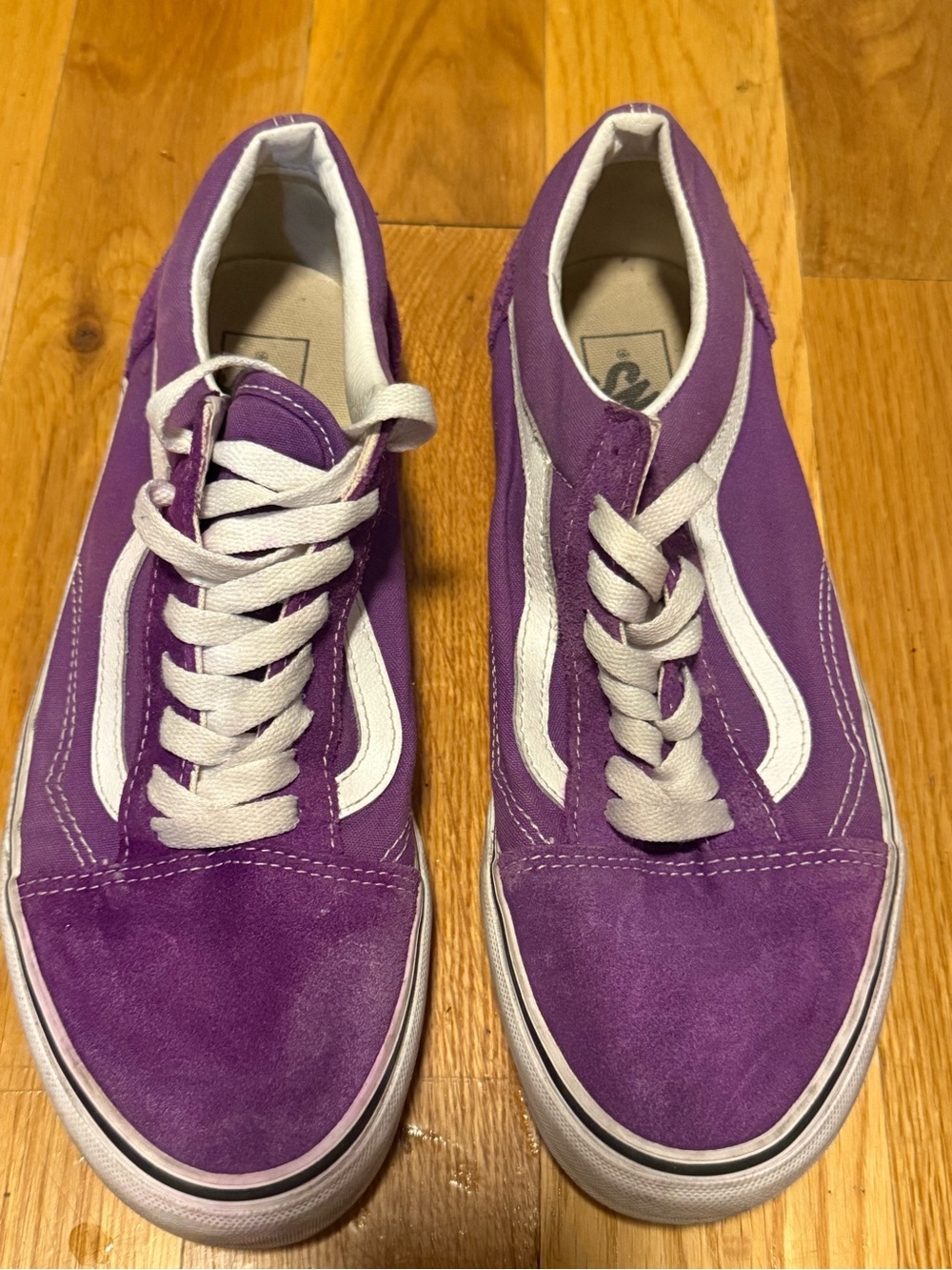 Men Vans Purple Suede Sneakers Sz 9